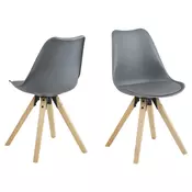 STOLICA crna plastika, tekstil