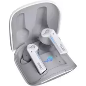 Slušalice Asus ROG Cetra True Wireless, bežicne, bluetooth, gaming, mikrofon, eliminacija buke, in-ear, PC, Switch, bijele 90YH03X1-B5UA00