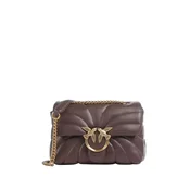 PINKO Torba za čez ramo Pinko Sac Rabat Love Puff Mini Cl Sheep Nappa Marron A1EXL74Q rjava