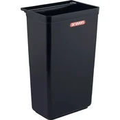ARAVEN Koš za odpadke za servirni voziček, PP, dolžina: 330 mm, prostornina: 28,5 L, črn