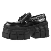 Škornji s polno peto - GOSPHER - BUFFALO - 1622686-BLK