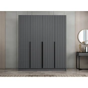 Hanah home Ormar Kale Plus 180x210x52cm Antracit