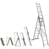 Merdevine trodelne aluminijumske 3x10