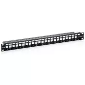 24-Port Keystone Cat.6 Shielded Patch Panel v1