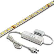 Hera LED trakovi Basic-Tape S, IP54, 3.000K, dolžina 300 cm - Dnevna soba/jedilnica - Sodobni - bela, prozorna - Plastika