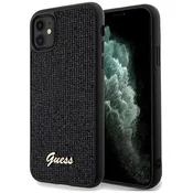 Guess Guess Disco Metal Script - Ohišje za iPhone 11 (črno)