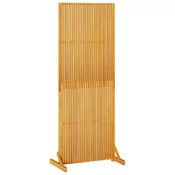 Zaslon za privatnost Smeda 79,5 x 50 x 200 cm