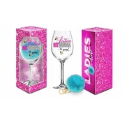 Gardj Europe LADIES TIME – kozarec za vino Signoria 700 ml + pompon – Sem nedolžna