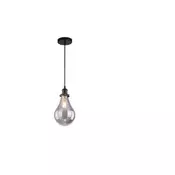 RUSTIK 119 VISILICA 1*E27 BLACK/SMOKED GLASS