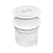 Solight DC64W-PD20 - Vgradni brezžični polnilec + USB A+C bela