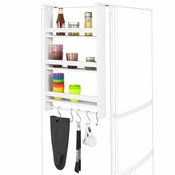 SoBuy SoBuy viseči regal za shranjevanje na hladilniku v beli barvi v stilu minimalizma, (20815016)