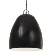 Vidaxl Industrijska viseča svetilka 25 W črna okrogla 42 cm E27