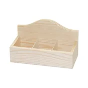Lesena škatla za čaj 21.3x10x12.5 cm (leseni polizdelki za)