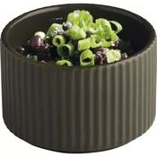 APS Grid porcelanasta skledica, prostornina 0,20 l, rjava, višina 60 mm, premer 90 mm (6 kos)