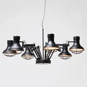 KARE Spider Multi dizajnerska viseča svetilka - Dnevna soba/jedilnica - črna - Kovina