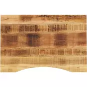 Vidaxl vidaXL Namizna plošča z izrezom 90x60x2,5 cm surov mangov les