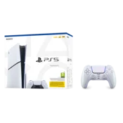 Igralna konzola PlayStation 5 Slim + dodaten DualSense kontroler (c.pearl)