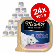 Ekonomično pakiranje Miamor Mild Meals 24 x 100 g - Senior čista perad i srna