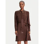 Marciano Guess Vsakodnevna obleka 5YGK28 7350A Rjava Regular Fit