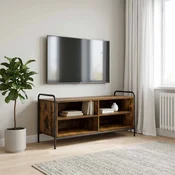 vidaXL TV omarica 140 x 39,5 x 50 cm Dimljen hrast Inženirski les