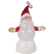 shumee Osvetljena figura Božička z LED diodo, bela, 12,5 cm, na baterije