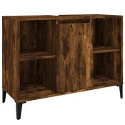 Ormaric za umivaonik boja dimljenog hrasta 80x33x60 cm drveni