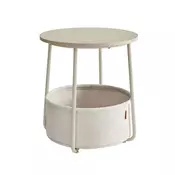 Songmics Stranska mizica 45x50 cm bež