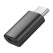 BLUE STAR Blue Star, OTG Pretvornik iz Ženskega Micro-USB v Moški USB-C Adapter, Črna, (5000276953)