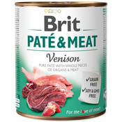Brit Paté & Meat Venison v pločevinki - 800 g