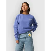Rip Curl Surf Puff Raglan Relaxed Crew Sweater mid blue