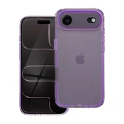 OEM Ohišje za iPhone 17 AIR Matrix Clear, svetlo vijolično