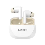 CANYON slušalice HEXAGON 7 TWS ANC+ENC bežično punjenje bijelo bež CNS-TWS7WB