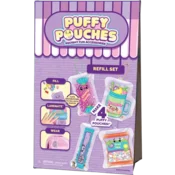 Puffy Pouches: komplet obesek Pufi – polnilo, različne vrste