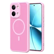 Hibridni ovitek HaloFrost II MagSafe za Xiaomi Poco X8 Pro Max - pink