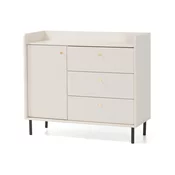 Komoda Omaha Z105 Svijetlo smeda, S ladicama i vratima, 90x103x42cm