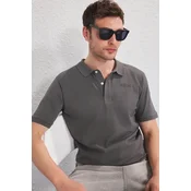 Trendyol Muška majica Tmnss25Po00046, Siva