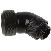 Alphacool Eiszapfen 13mm HardTube kompresioni fiting 45° rotirajuc´i G1/4 - tamno crni