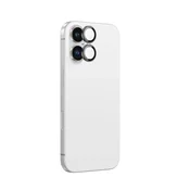 slomart Kaljeno steklo AMAZINGTHING AR Aluminium 2 Lens Glass z okvirjem za leče kamere za iPhone 16/16 Plus - črno