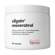 Resveratrol –? močan ekstrakt Veri-Te™, z 98 % čistosti, 150 mg aktivne sestavine v vsaki kapsuli, prehransko dopolnilo