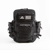 Never Satisfied Tactical Backpack, Never Satisfied, Black, (20702026)