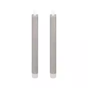 Eglo 422222 - SET 2x LED svece ANDRAFIABE LED/1xAAA 24,5 cm siva