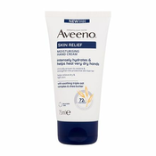 Aveeno Skin Relief Moisturising Hand Cream vlažilna krema za roke 75 ml za ženske