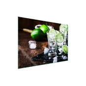 shumee Steklena zaščitna plošča za štedilnik 70x52 Fruit
