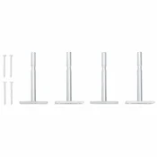 Vidaxl vidaXL Stenske police s predalom, 2 kosa, hrast, 40x23,5x10 cm, MDF