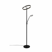 Črna LED stoječa svetilka (višina 180 cm) Willis – Trio