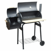 Cattara žar na oglje SMOKIE, 100 x 55 x 113 cm, s prekajevalnico - 8591686130485