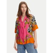 Versace Jeans Couture Srajca 78HAL2P9 Roza Relaxed Fit