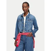 Tommy Jeans Jeans jakna Trucker DW0DW22898 Modra Slim Fit