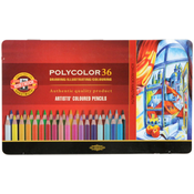 KOH-I-NOOR Polycolor Artists Coloured Pencils (36 Pieces)