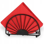 KADAX Elegantno mat držalo za prtičke iz črne kovine, dimenzija 14 cm
